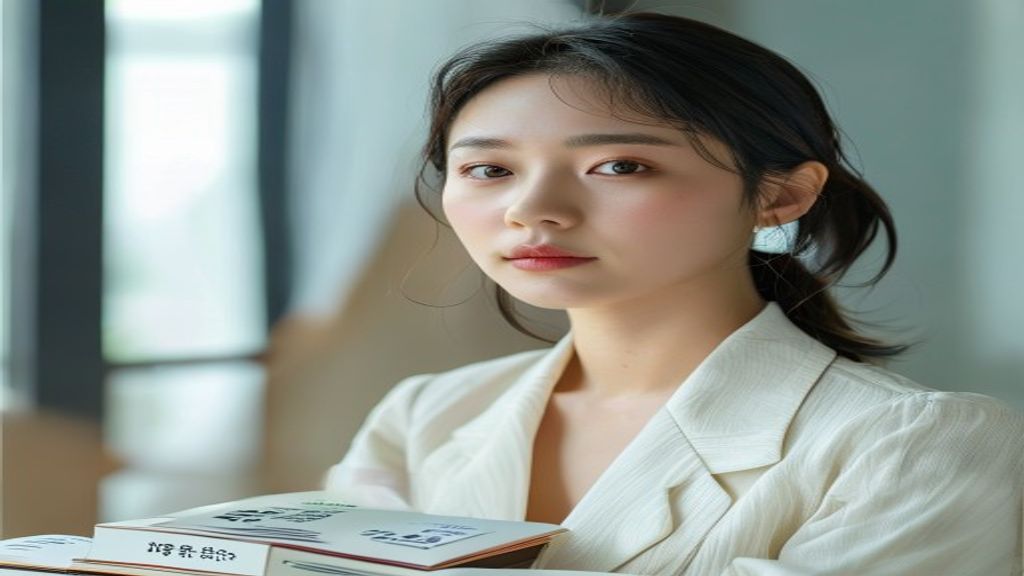 Professional photography for Korean blog about 국민연금 수령액 계산. Topic: 연금,노후준비. Clean modern composition